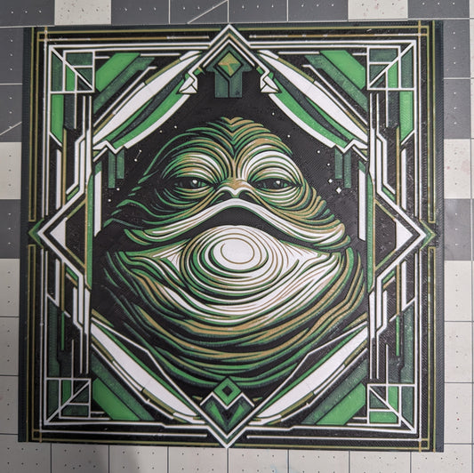 Art Deco Style Jabba The Hutt