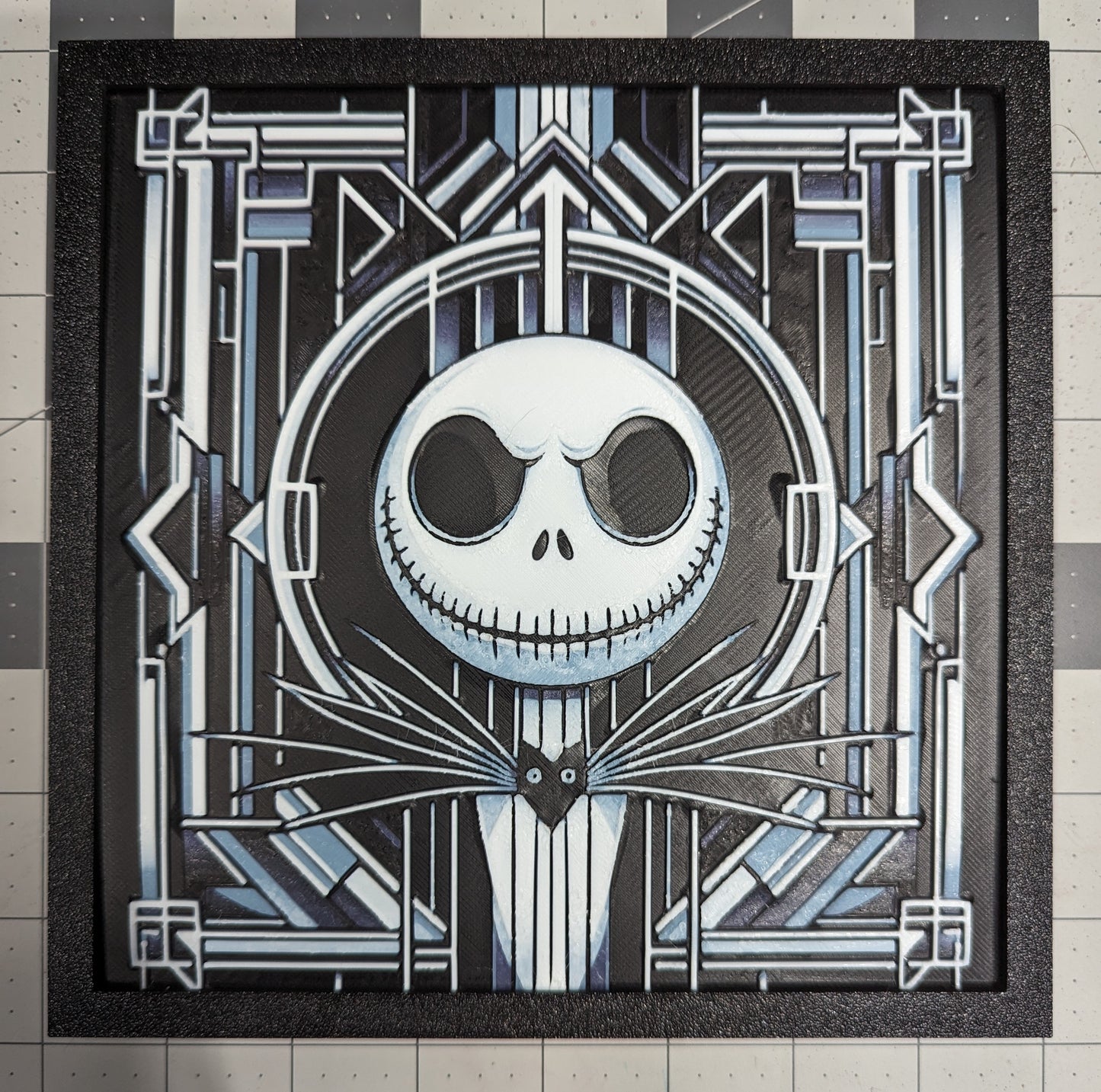 Art Deco Style Jack Skellington