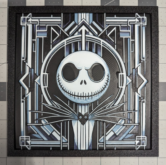 Art Deco Style Jack Skellington