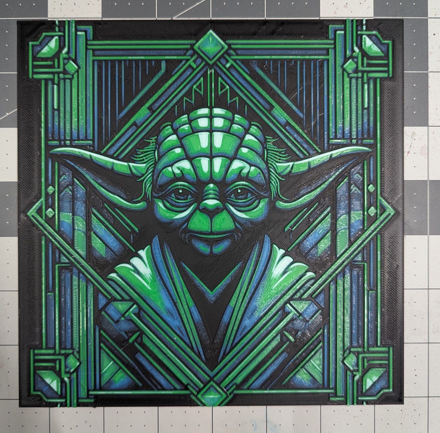 Art Deco Style Yoda