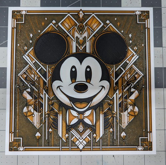 Art Deco Style Mickey Mouse