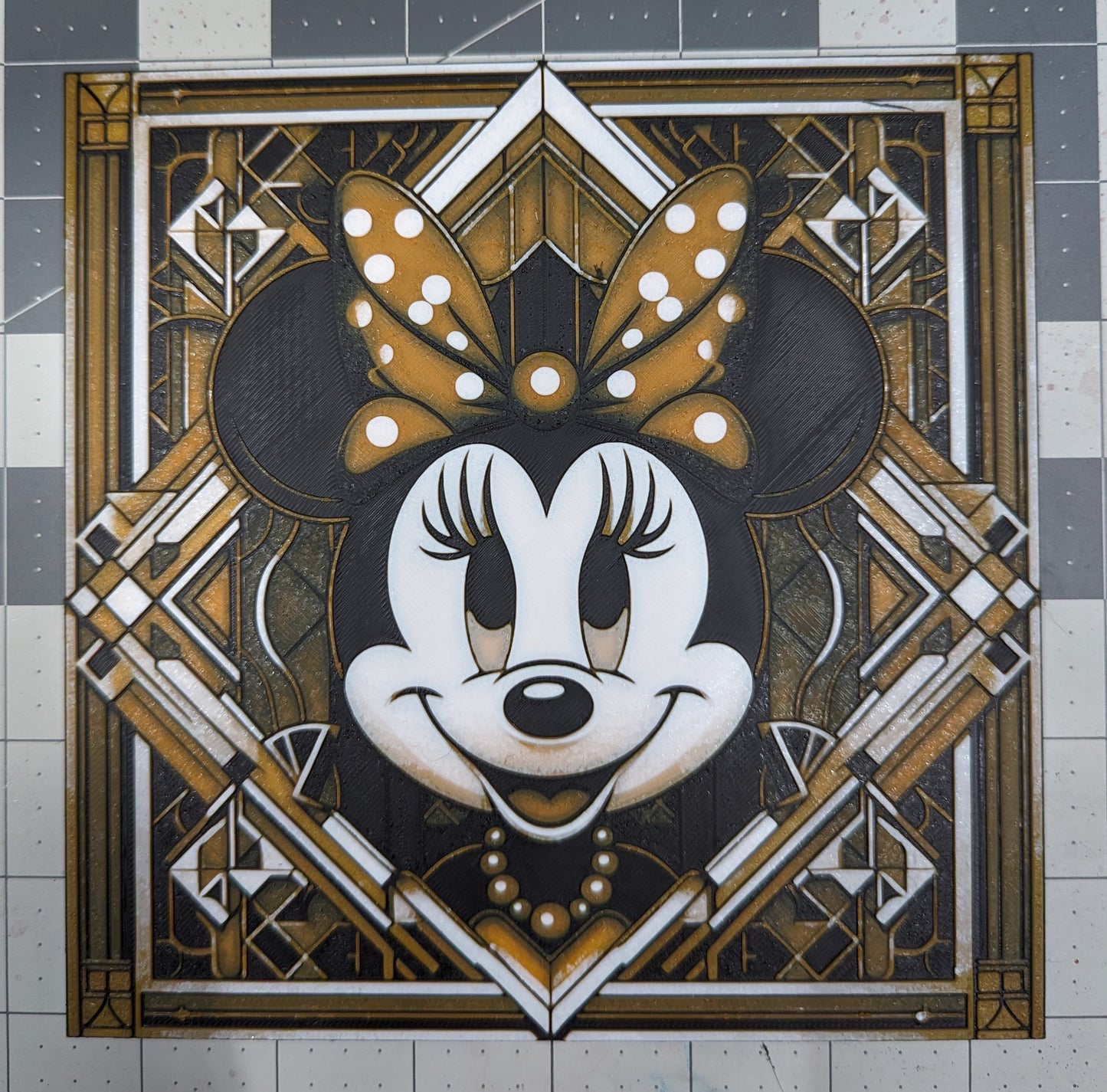 Art Deco Style Minnie Mouse