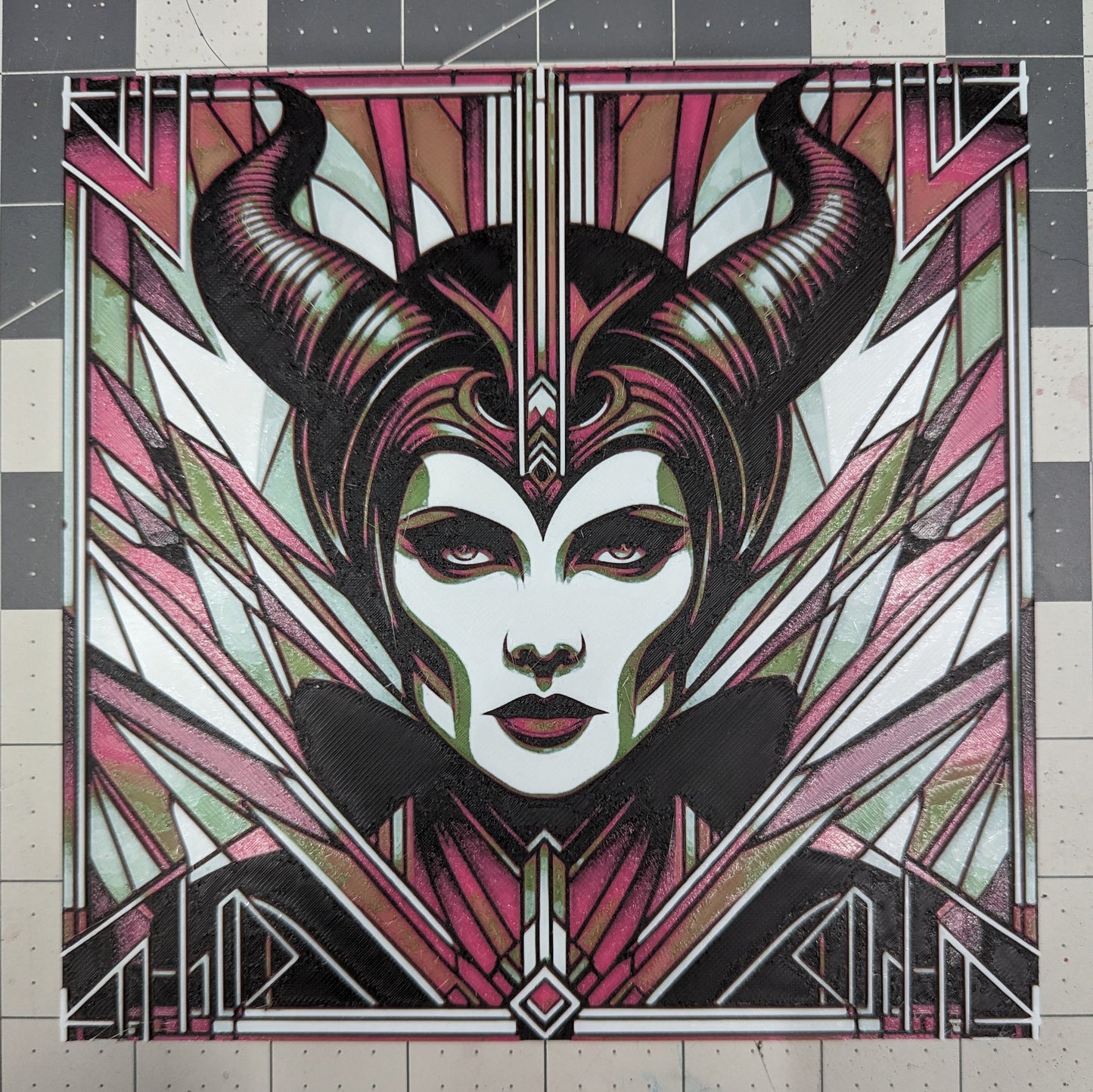 Art Deco Style Maleficent