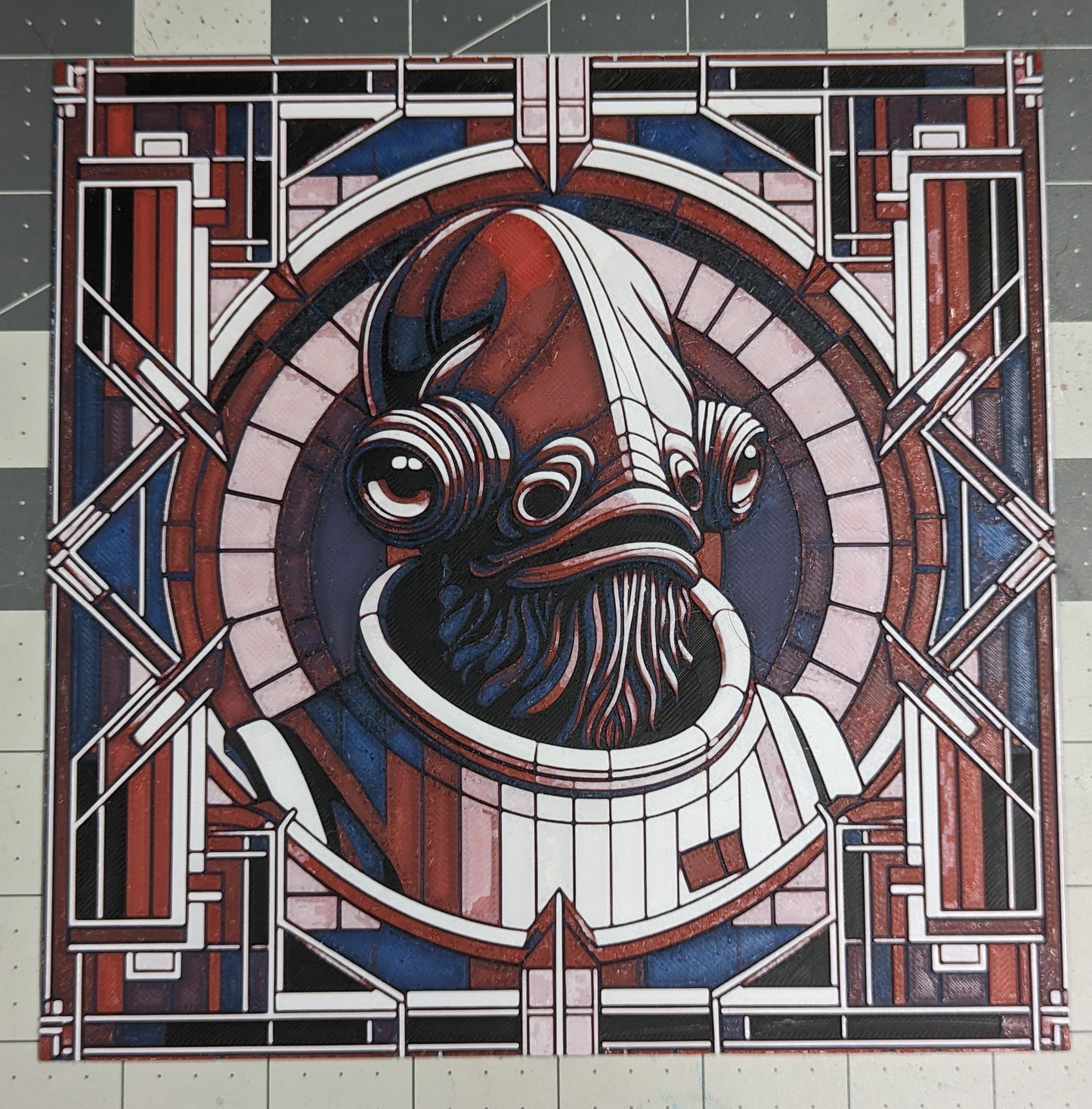 Art Deco Style Admiral Ackbar