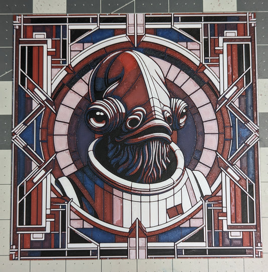 Art Deco Style Admiral Ackbar